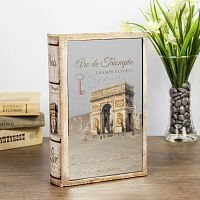 Сейф-книга "Триумфальная арка" рисунок на зеркале 24х16х5 см фото