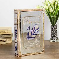 Сейф-книга "Пёрышко" рисунок на зеркале 24х16х5 см фото